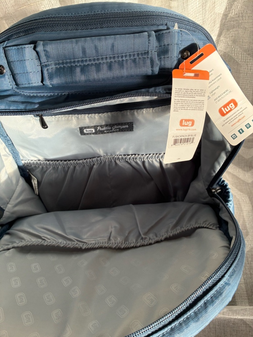 Lug Puddle Jumper Backpack in Bright Blue NWT - Picture 4 of 5